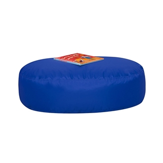 Oval siddepude til to børn, blå