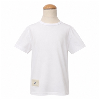 NordicHug sensorisk T-shirt med fidgetfelt – hvid (10-12 år)
