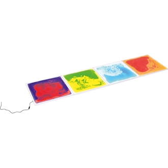 LED-fascinationsplader, sæt med 4