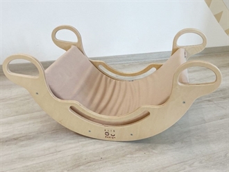 Madras med elastan til Montessori klatrebue 6-i-1 Smile – Beige