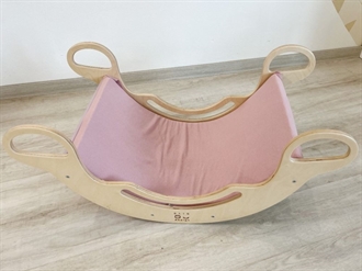 Madras med elastan til Montessori klatrebue 6-i-1 Smile – Antique Pink