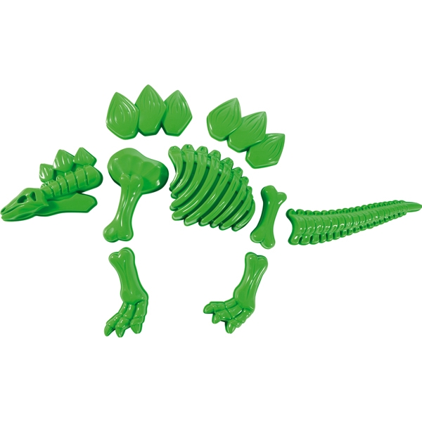 Grøn Stegosaurus sandform