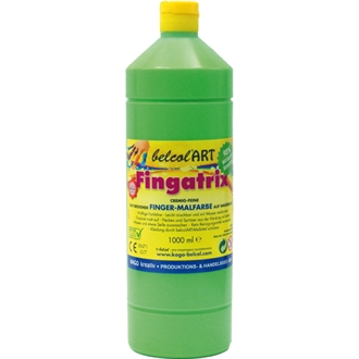 Fingermaling 1000 ml - lysegrøn