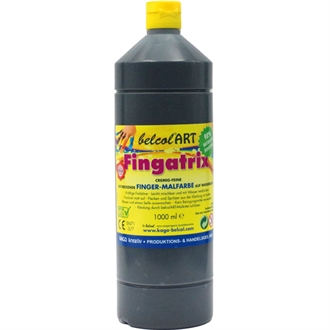Fingermaling 1000 ml - sort