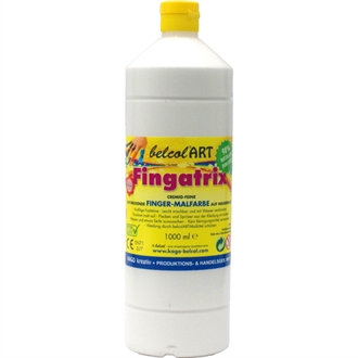 Fingermaling 1000 ml - hvid