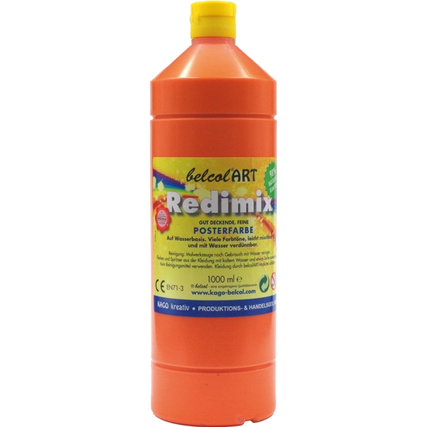 Redimix økologisk maling 1000 ml – orange