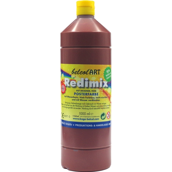 Redimix økologisk maling 1000 ml – brun