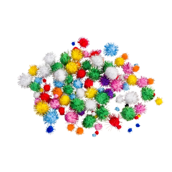 Pom poms 100stk