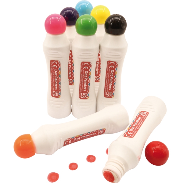 Farvestempler – 8 stk. med naturfarver