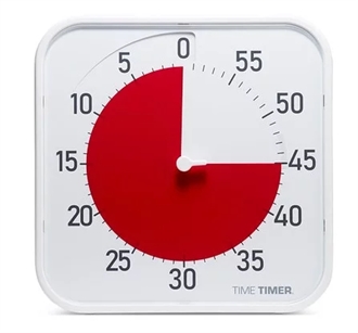 Time Timer Large Hvid (30 x 30 cm)  m. Magnet