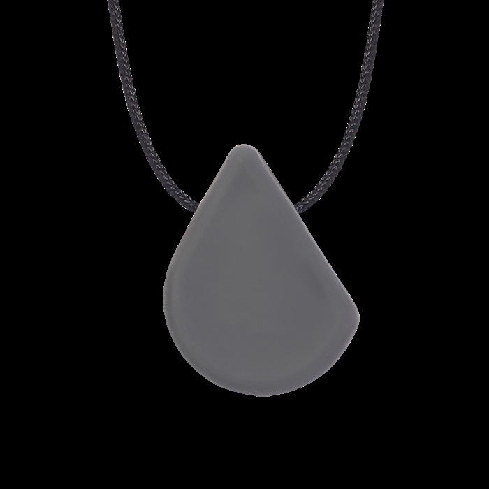 ARK Teardrop Small Chew Necklace Mørkegrå