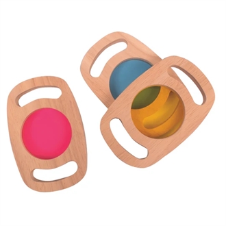 Farvepaneler med greb, 3 stk./sæt (FSC), blå, pink, gul