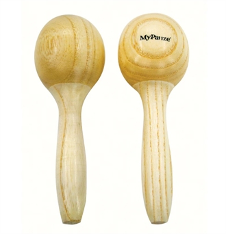 Træmaracas - 1 par