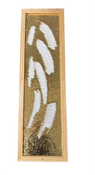 Sansepanel med palietter - guld