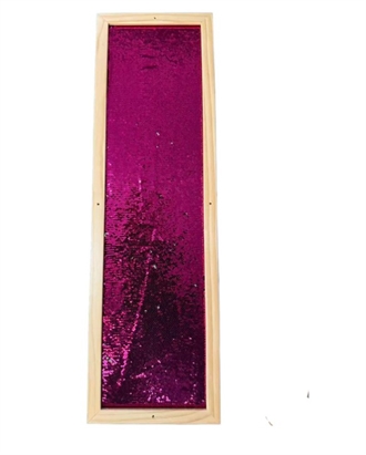 Sansepanel med palietter - pink