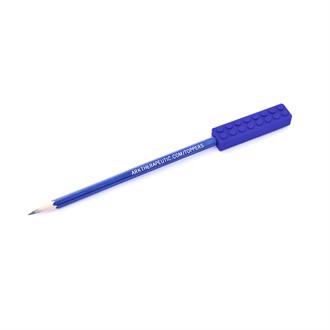 ARK Brick Stick Chewable Pencil Topper Mørkeblå