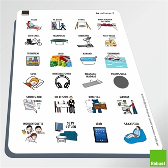 Aktiviteter 2 - Piktogram ark
