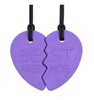 ARK Best Friends Split Heart Chewelry Set Lavendel