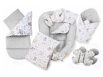 Babystartpakke 7-i-1 – Kanin og ugle