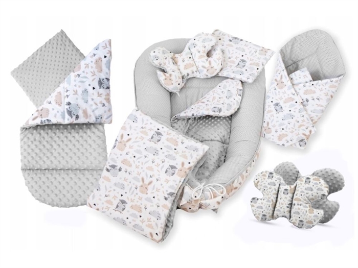 Babystartpakke 7-i-1 – Kanin og ugle