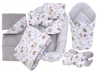 Babystartpakke 7-i-1 – Skovens dyr og tipitelte