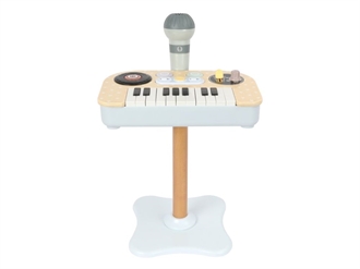 Elektronisk musikinstrument til børn – keyboard med mikrofon og DJ-effekter