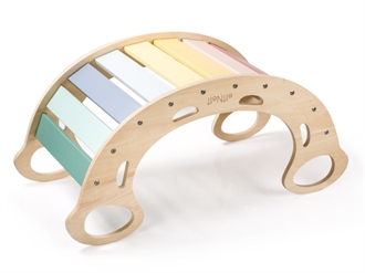 Montessori klatrebue 5-i-1 – Pastel