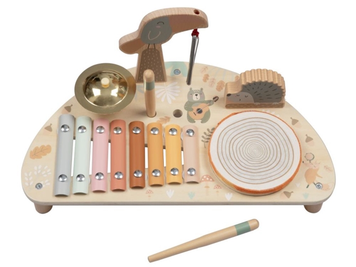 Musikbord til børn med dyr – 5 musikinstrumenter