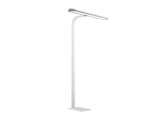 Hvid LED gulvlampe