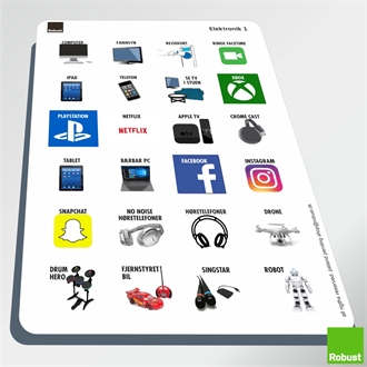 Elektronik 1 - Piktogram ark