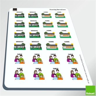 Hverdag Børnehave - Piktogram ark