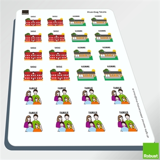 Hverdag Skole 1 - Piktogram ark