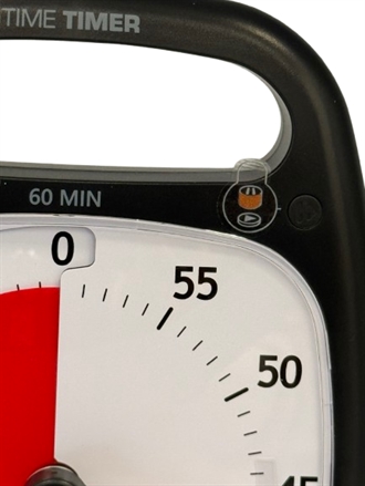 Time Timer Pakke 1 - Time Timer PLUS - sort 10stk - pauseknap