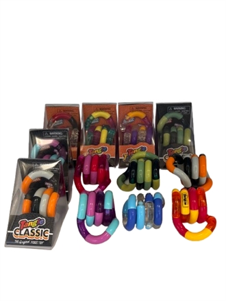 Tangle pakke 2, 9 Tangle jr. Classic og 3 Tangle jr. Crazy