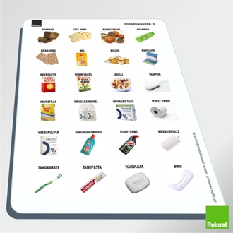 Indkøb 3 - Piktogram ark