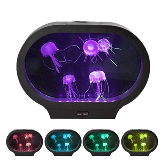 Jelly fish Tank Oval (udskiftelig EU/UK adapter)