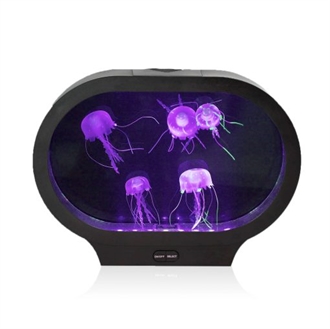 Jelly fish Tank Oval (udskiftelig EU/UK adapter)