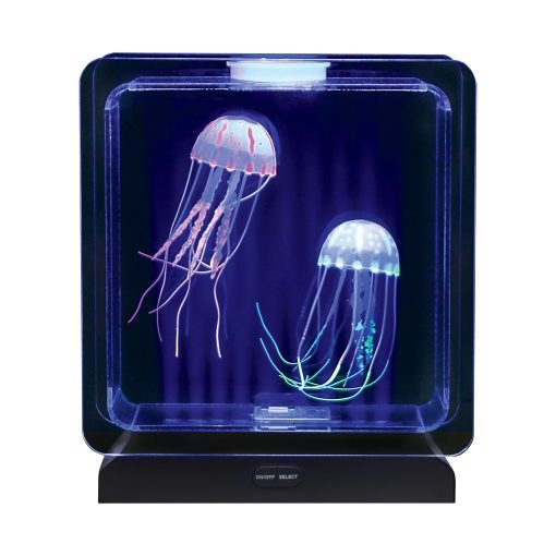 Jelly fisk lampe firkantet udskiftelig EU/UK adapter