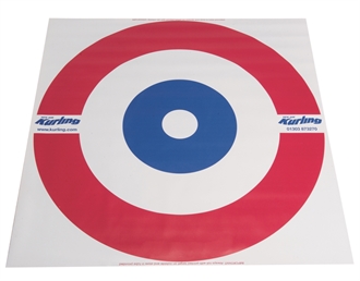 Curling-målskive – 120x120 cm