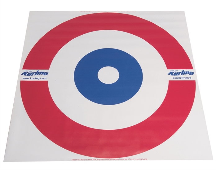 Curling-målskive – 120x120 cm
