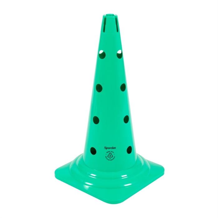 Kegle med huller – 50 cm grøn