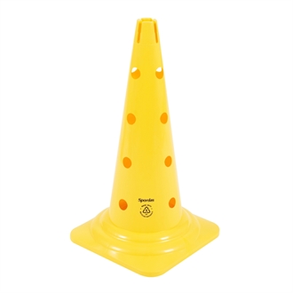 Kegle med huller – 50 cm gul