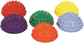 Taktile trædesten – sæt med 6 farver