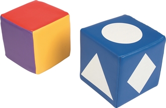 Farve- og formterninger – sæt med 2 stk.