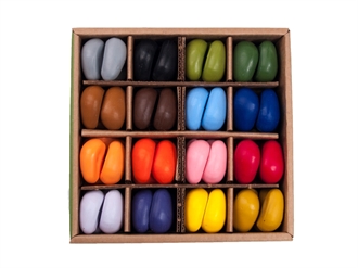 64 Crayon Rocks voksfarver i æske