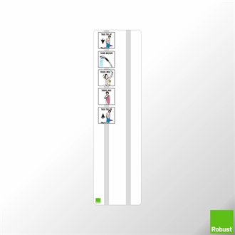 Montagefrise - dobbelt