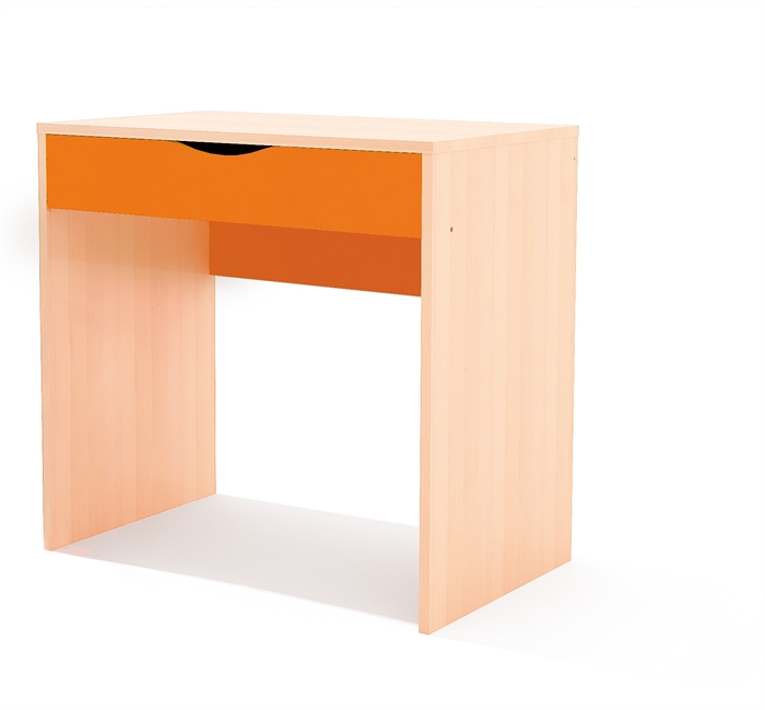 Ala\'s skrivebord med stor skuffe - orange