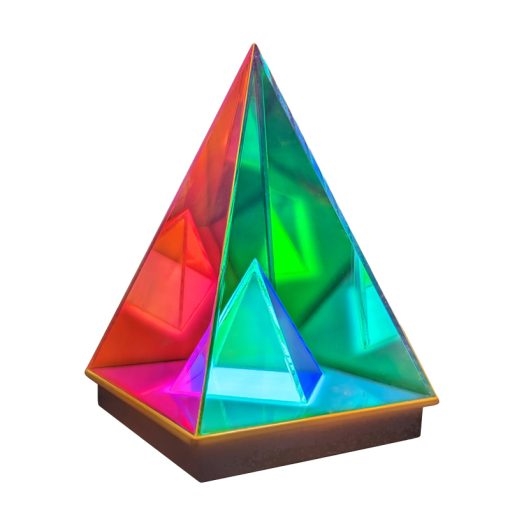 3D Prismelys - pyramide