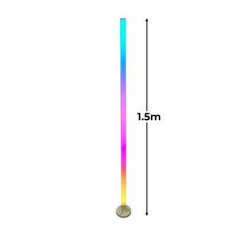 Lydreaktiv LED farveskiftende 1.5m rør