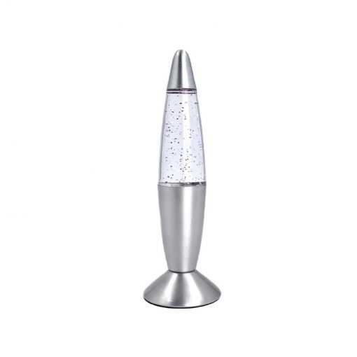 glitter lampe raket